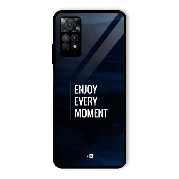 Enjoy Always Glass Back Case for Redmi Note 11 Pro