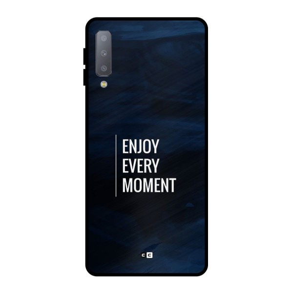 Enjoy Always Metal Back Case for Galaxy A7 (2018)