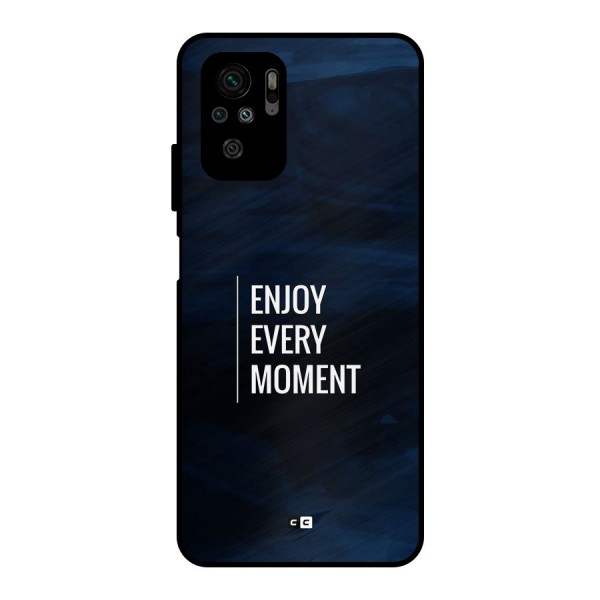 Enjoy Always Metal Back Case for Redmi Note 10