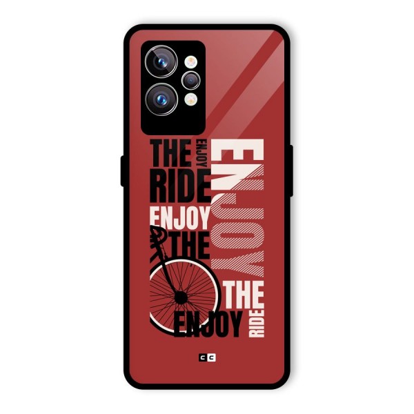 Enjoy The Ride Glass Back Case for Realme GT2 Pro