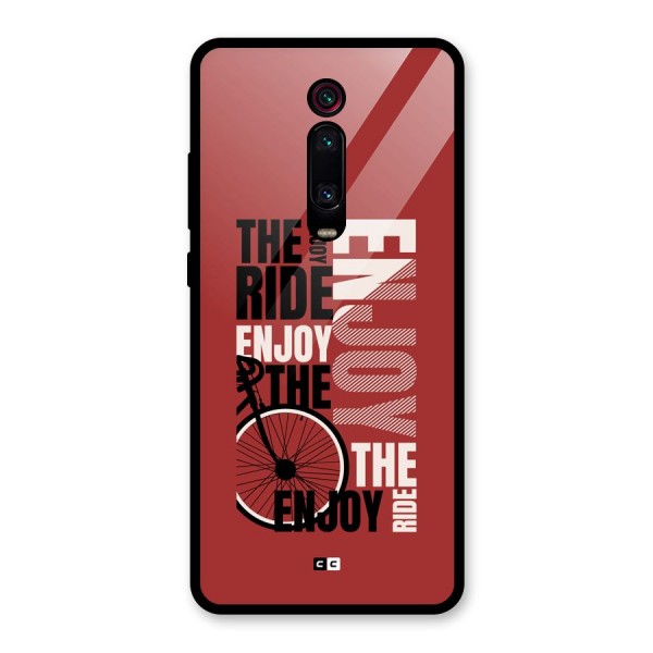 Enjoy The Ride Glass Back Case for Redmi K20