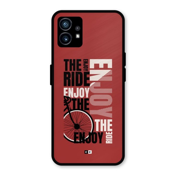 Enjoy The Ride Metal Back Case for Nothing Phone 1