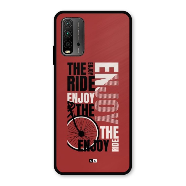 Enjoy The Ride Metal Back Case for Redmi 9 Power