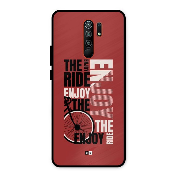 Enjoy The Ride Metal Back Case for Redmi 9 Prime