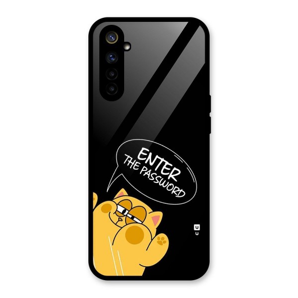 Enter The Password Glass Back Case for Realme 6i