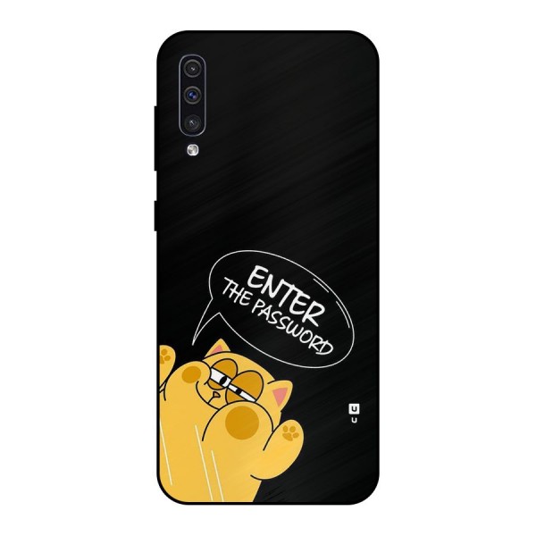 Enter The Password Metal Back Case for Galaxy A50s