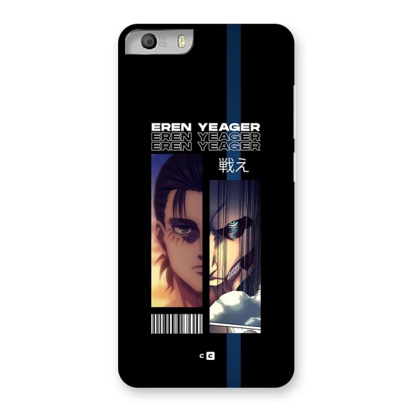 Eren Yeager Angry Back Case for Canvas Knight 2