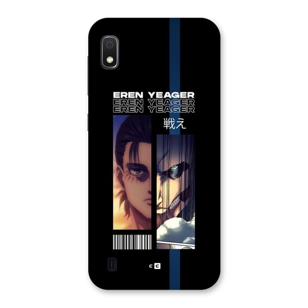 Eren Yeager Angry Back Case for Galaxy A10