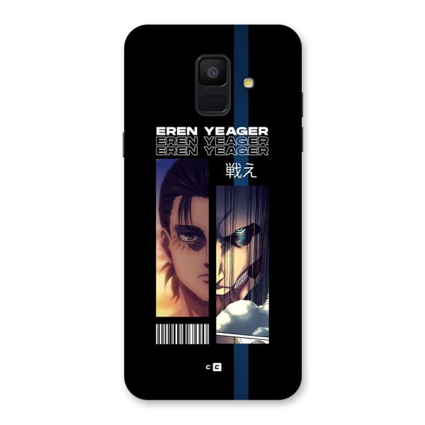 Eren Yeager Angry Back Case for Galaxy A6 (2018)