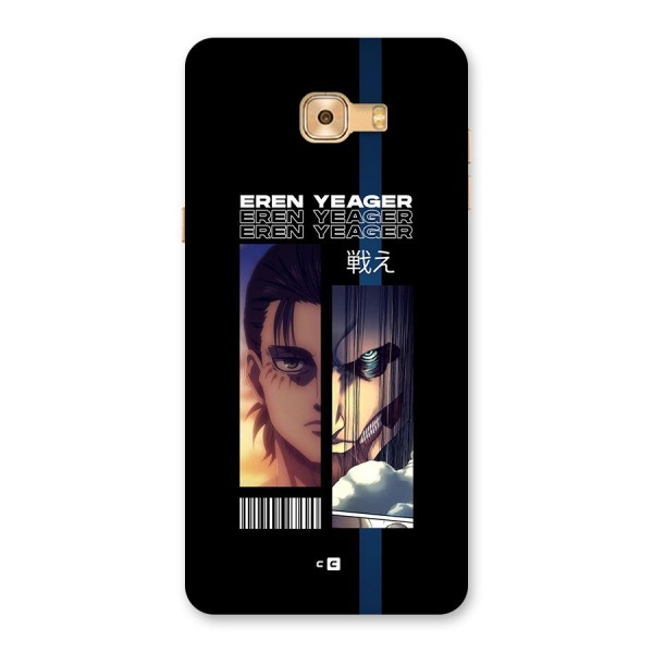 Eren Yeager Angry Back Case for Galaxy C9 Pro