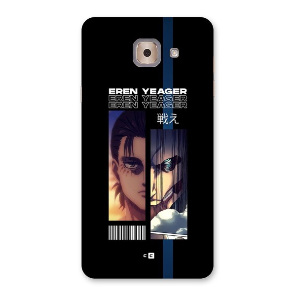 Eren Yeager Angry Back Case for Galaxy J7 Max