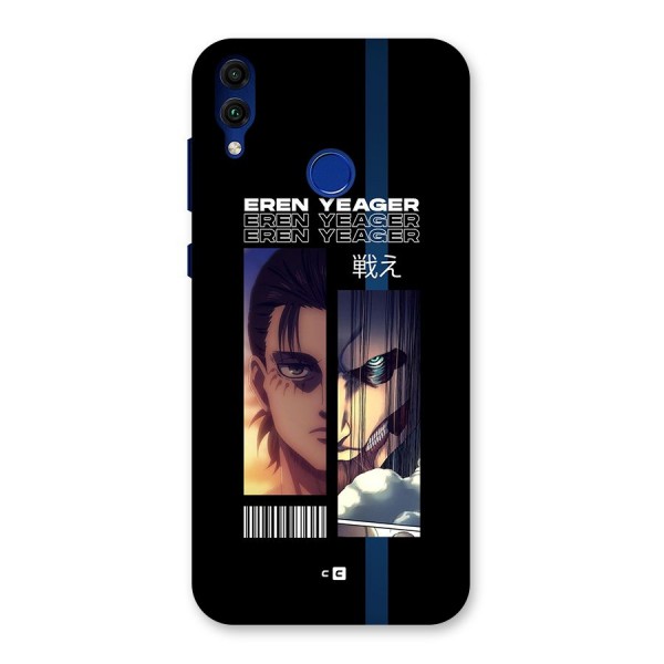 Eren Yeager Angry Back Case for Honor 8C