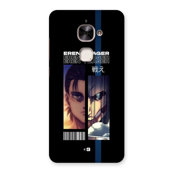 Eren Yeager Angry Back Case for Le 2