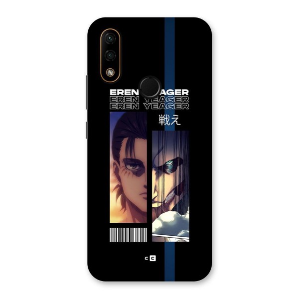 Eren Yeager Angry Back Case for Lenovo A6 Note