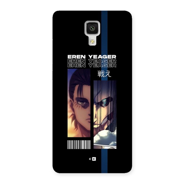 Eren Yeager Angry Back Case for Mi4