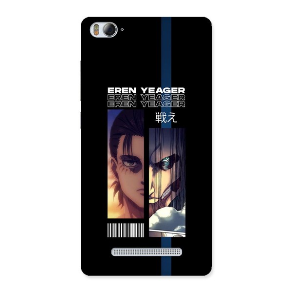 Eren Yeager Angry Back Case for Mi4i