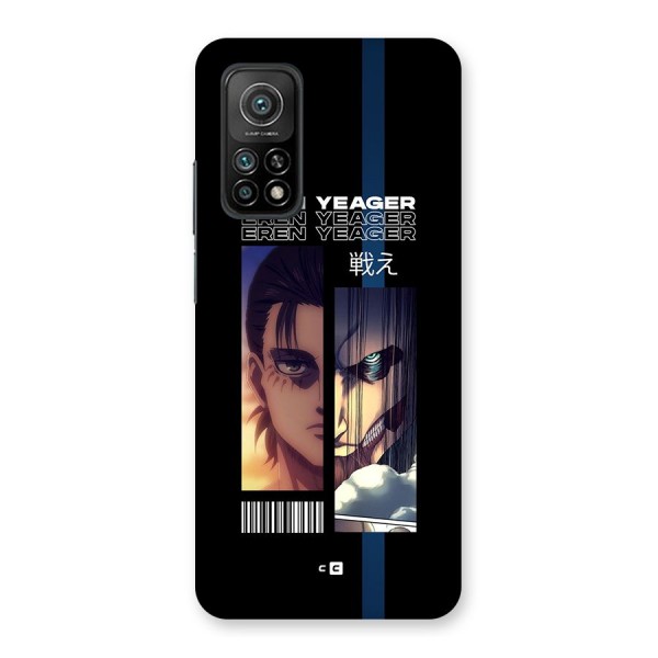 Eren Yeager Angry Back Case for Mi 10T 5G