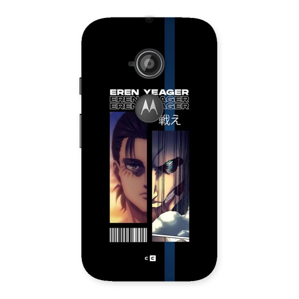 Eren Yeager Angry Back Case for Moto E 2nd Gen