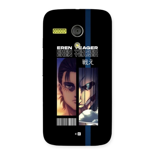 Eren Yeager Angry Back Case for Moto G