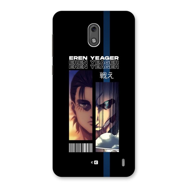 Eren Yeager Angry Back Case for Nokia 2