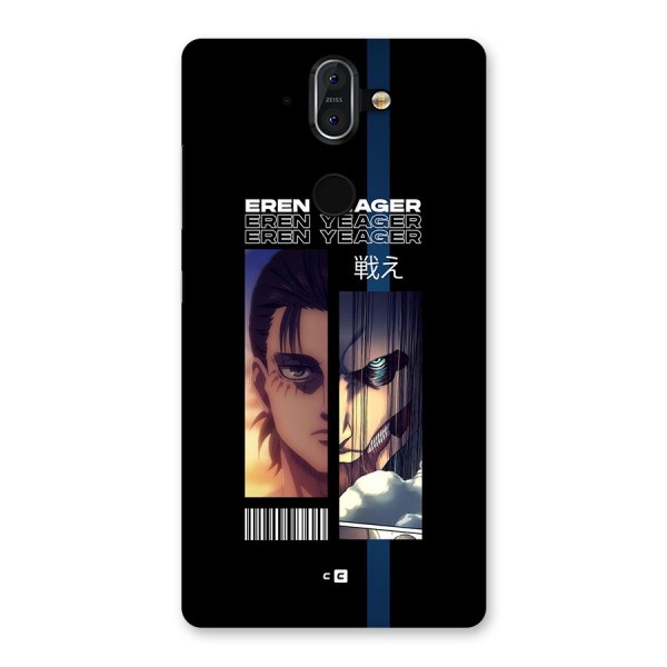 Eren Yeager Angry Back Case for Nokia 8 Sirocco