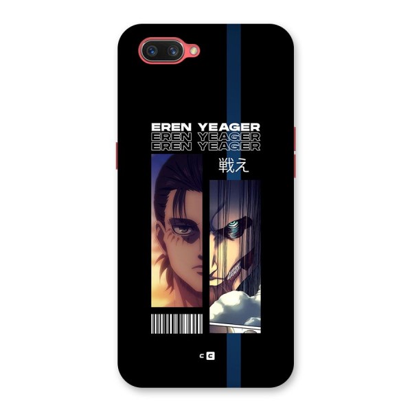 Eren Yeager Angry Back Case for Oppo A3s