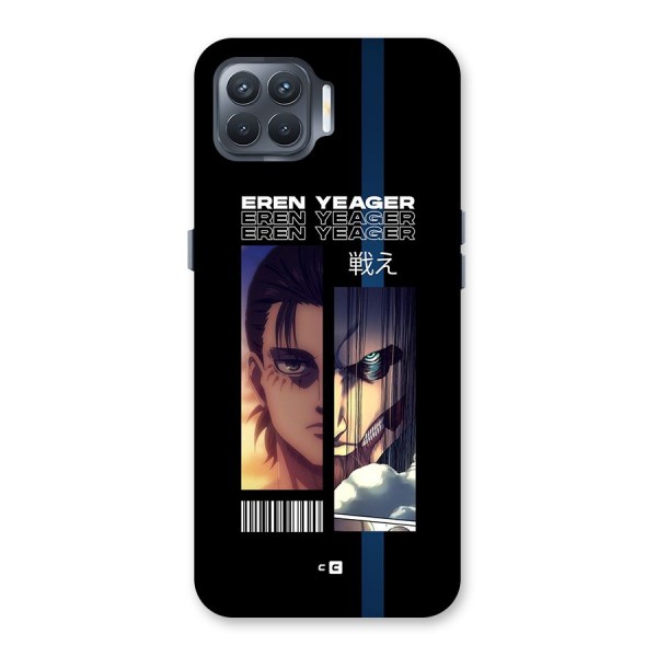 Eren Yeager Angry Back Case for Oppo F17 Pro