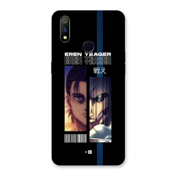 Eren Yeager Angry Back Case for Realme 3 Pro