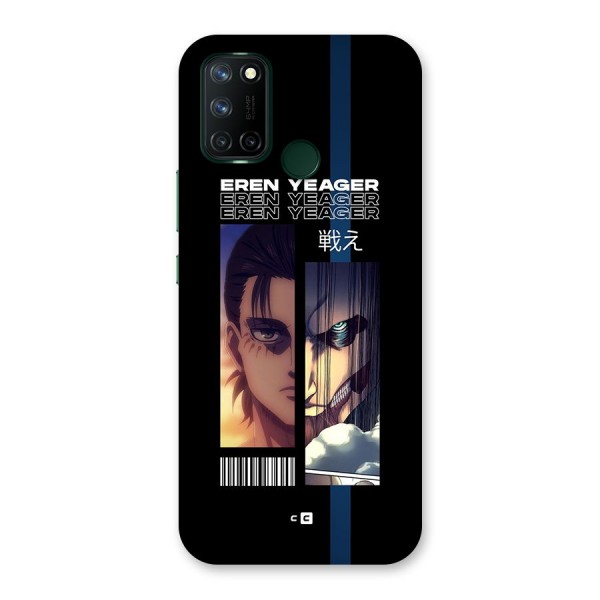 Eren Yeager Angry Back Case for Realme C17