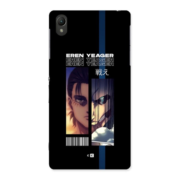 Eren Yeager Angry Back Case for Xperia Z2