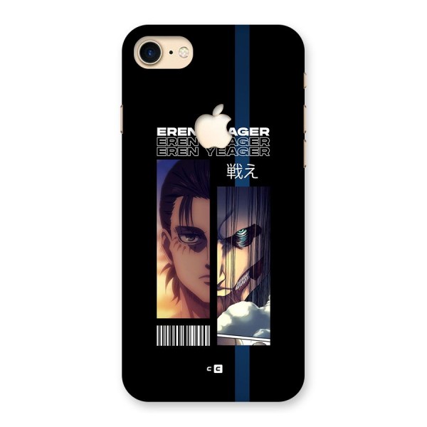 Eren Yeager Angry Back Case for iPhone 7 Apple Cut