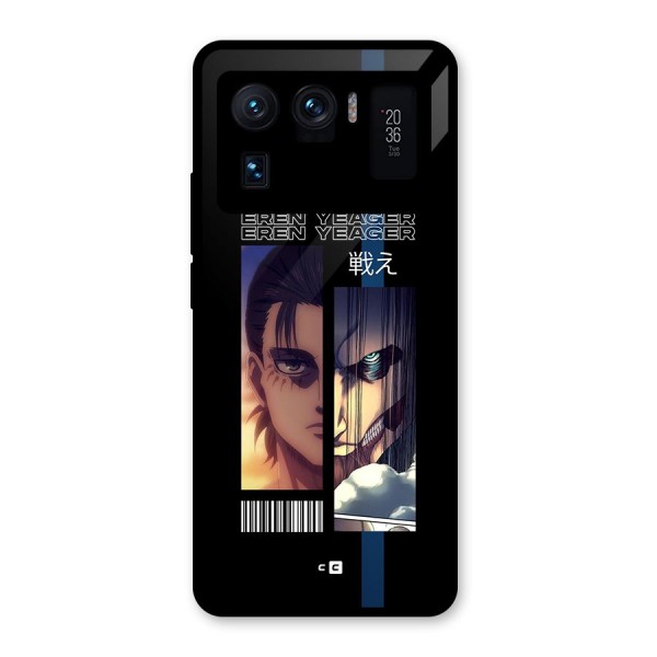 Eren Yeager Angry Glass Back Case for Mi 11 Ultra