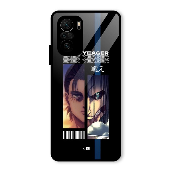 Eren Yeager Angry Glass Back Case for Mi 11x