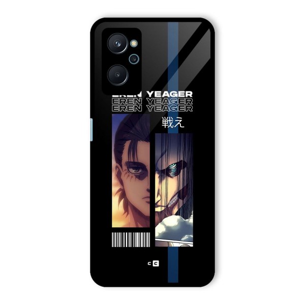 Eren Yeager Angry Glass Back Case for Realme 9i