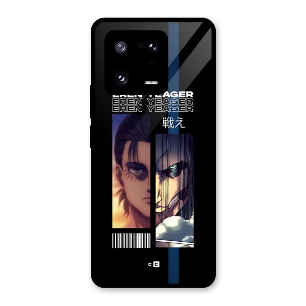 Eren Yeager Angry Glass Back Case for Xiaomi 13 Pro