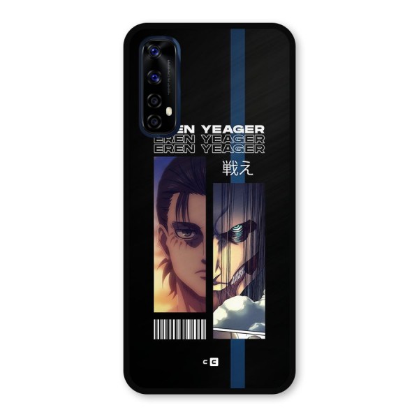 Eren Yeager Angry Metal Back Case for Realme 7