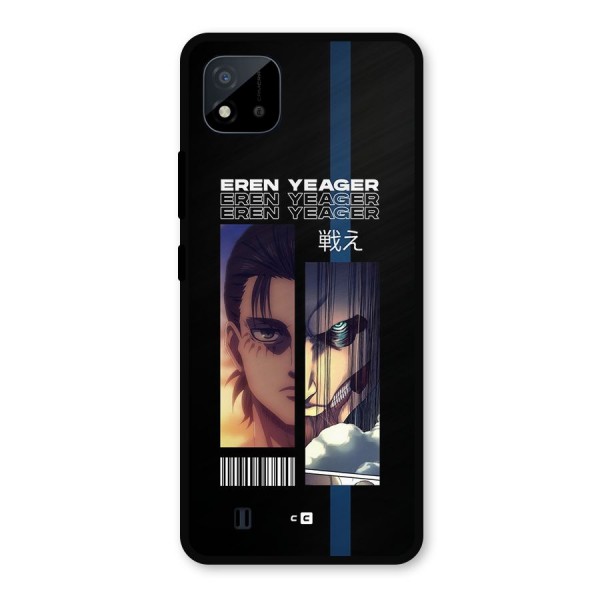 Eren Yeager Angry Metal Back Case for Realme C11 2021