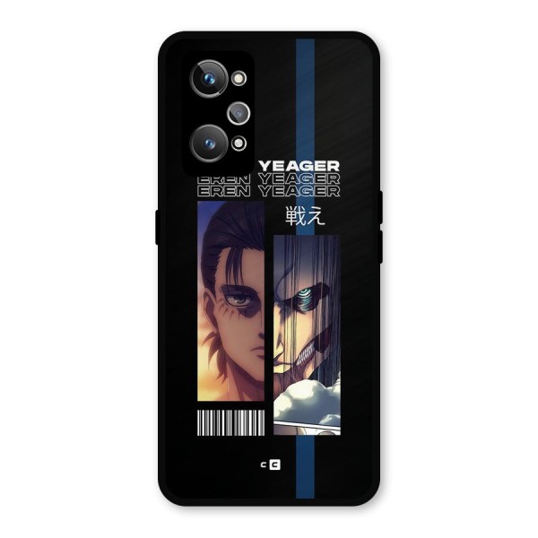 Eren Yeager Angry Metal Back Case for Realme GT 2