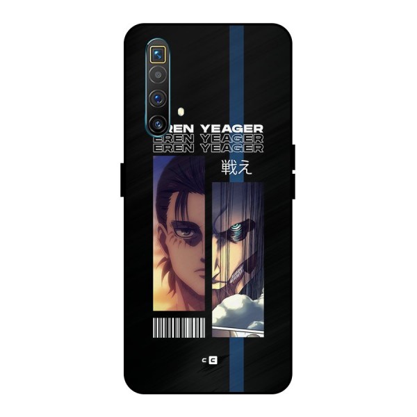 Eren Yeager Angry Metal Back Case for Realme X3 SuperZoom