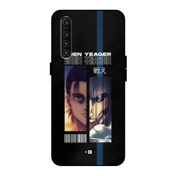 Eren Yeager Angry Metal Back Case for Realme XT