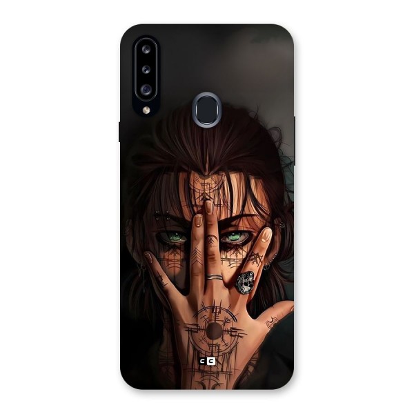 Eren Yeager Illustration Back Case for Galaxy A20s