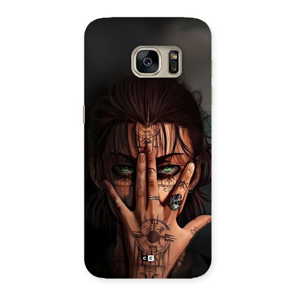 Eren Yeager Illustration Back Case for Galaxy S7