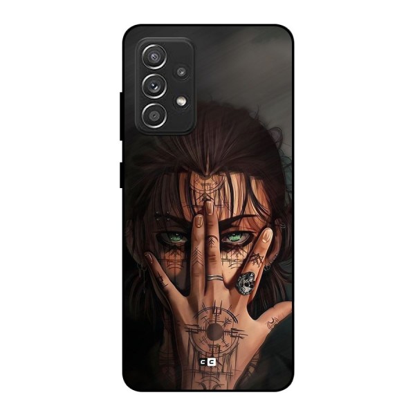 Eren Yeager Illustration Metal Back Case for Galaxy A52