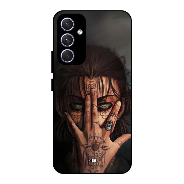 Eren Yeager Illustration Metal Back Case for Galaxy A54