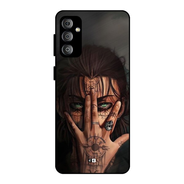 Eren Yeager Illustration Metal Back Case for Galaxy F23