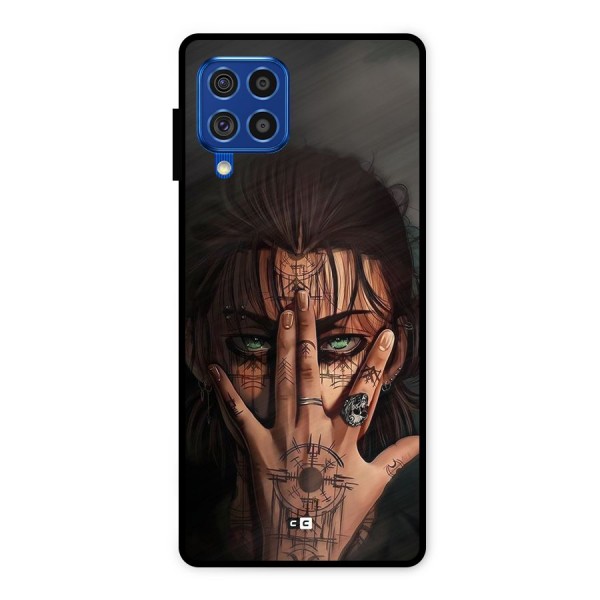 Eren Yeager Illustration Metal Back Case for Galaxy F62