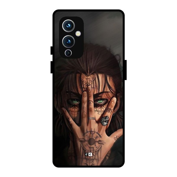 Eren Yeager Illustration Metal Back Case for OnePlus 9