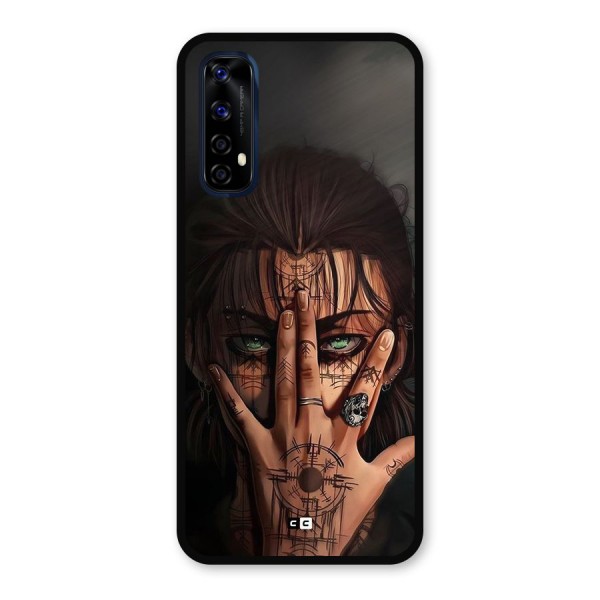 Eren Yeager Illustration Metal Back Case for Realme 7