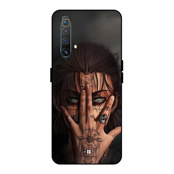 Eren Yeager Illustration Metal Back Case for Realme X3 SuperZoom