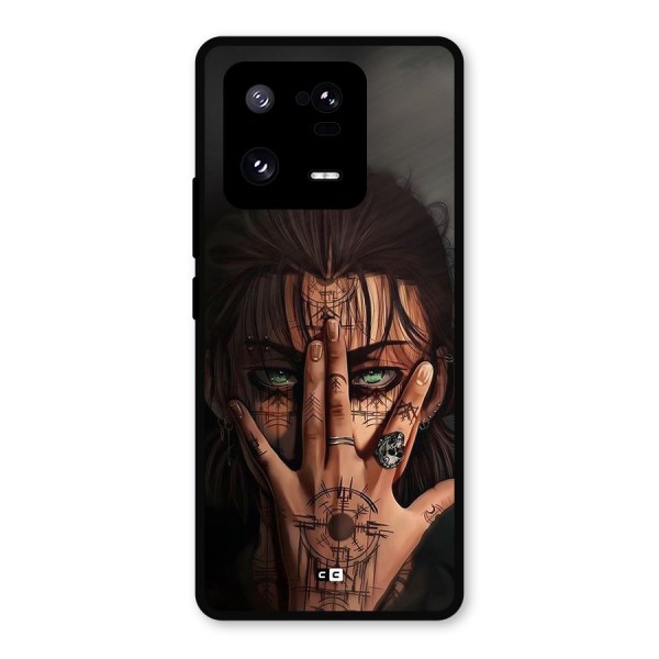 Eren Yeager Illustration Metal Back Case for Xiaomi 13 Pro